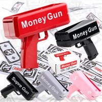 100PCS Bargeld Kanone Banknote Super Geld Gun Shooter Spielzeug Für Party Spiel Hochzeit Geburtstag Party Weihnachten