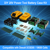 New 20V Max For DeWalt DCB200 5X 10X 15X 18650 Battery Case with BMS Welding Nickel Use in Power Drills Screwdriver Battery DIY