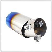 Tail Muffler Exhaust Tip Pipe Silver Car Accessories for Ford Stealth Start Taurus Mondeo Galaxy iosis F-450 Verve Mad Evos