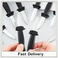 1/2/3PCS Retractable Fake Knife - Adult Plastic Magic Prank Toy for Jokes, Scary Tricks & Halloween Props (Realistic Toy)