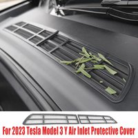 For 19-23 Tesla Model Y Air Inlet Protective Cover Insect-proof Net Front Air-conditioning Intake Grille Clean Car Accessories