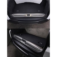 For Land Rover Range Rover Sport 2014-2021 Car Rear Bumper Foot Plate Trunk Door Sill Guard Protector Cover Trim Accessories