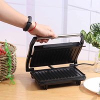 Electric Steak Griddle Double Sided Fast Heating Aluminum Electric Panini Press Grill for Sandwich Breakfast Making