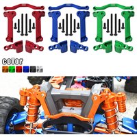 GPM Metal Alloy Adjustable Rear Shock Absorber Mount Fixed Seat 8939 for Traxxas 1/10 MAXX V2 2.0 WideMaxx Monster Truck RC Car