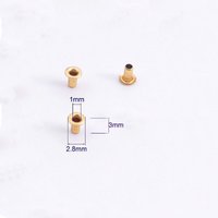 200 Stück Großhandel Mini 1 mm Metall Ösenschnalle Druckknöpfe DIY Puppe Gürtelschnallen Tasche Schuhe Kleidung Nähzubehör 0,1 cm