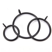 10pcs 25/28/38/45/55mm Curtains Rods Metal Curtain Rings Hanging Rings Essential Home Products