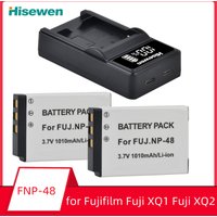 NP-48 NP 48 NP48 Rechargeable Li-ion Battery and Charger with Type C Port for Fujifilm Fuji XQ1 Fuji XQ2 Camera Battery