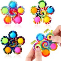 Fidget Spinner Toys Pops Finger Sensory Toys Easter Basket Stuffers Anxiety Stress Relief Toys ADHD Autism Treasure Box Toys