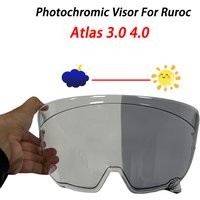 Photochromic Helmet Visor for Ruroc Atlas 3.0 4.0 Motorcycle Helmets Lens Shield Glass Viewfinder Screen Accessories