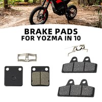 Motorcycle Accessories Front Rear Brake Pads Kit For Yozma IN 10 Electric Off-Road Vehicle Motorbike Parts Original
