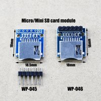 1 Pce Mini TF card reader/writer MicroSD card adapter circuit board for Arduino ARM AVR mini SD card module storage module