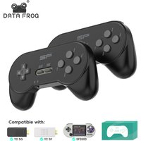 DATA FROG Wireless Retro Game Controller for SF2000 Handheld Console Classic Gamepad Joystick for Adults Kids Gift