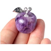 1pc Natural Stone Crystal Mini Apple Pendant Rose Quartz Charms for Jewelry Making Supplies DIY Necklace Earrings Accessories