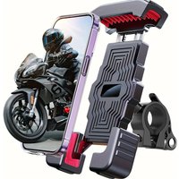 AliExpress NONE Motorcycle Phone Mount - CNC 360° Clamp, Tool-Free 30s Install for 4-7