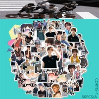 55Pcs/Set KPOP CORTIS HD Printing Sticker Non Repeating PVC Sticker SEONGHYEON KEONHO JAMES JUHOON MARTIN Hand-account Fans Gift