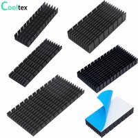 Aluminum Heatsink Radiator Heat sink for Electronic RAM Chip LED SSD Cooling With Thermal Conductive Tape