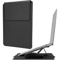 Adjustable Stand Leather Laptop Sleeve Case Bag for Macbook Air 13 14 15 16 Inch M5 M4 M3 M2 Chip Mac Book Pro Mouse Pad Cover