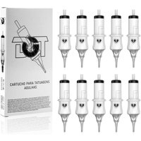 10Pcs/box New Tattoo Needles Cartridge Disposable Sterile Permanent Makeup Body Artists For Tattoos Machine Supply