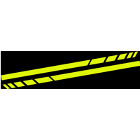 Motorcycle Front Fender Universal Stickers Waterproof Motorbike Reflective Decal