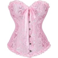 Corset for Women with Straps Shapewear Corsets Bustiers Floral Lace Tops Vintage Corset Gothic Overbust Satin Jacquard Corsets