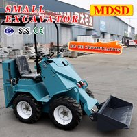 Mini-Radlader mit ROPS/FOPS-Kabine für enge Räume – ideal für Kommunaltechnik und Lagerhallen