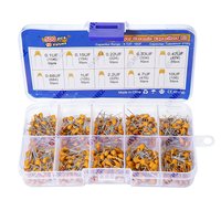 10Values 0.15UF 0..22UF 0.33UF monolithic ceramic capacitor 0.1UF-10UF kit 0.47UF 0.68UF 1UF 2.2UF 4.7UF each 50PCS