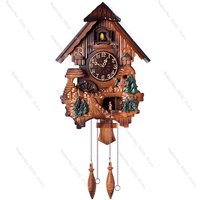 Cuckoo Wall Clock Cooing Sound Home Living Room Smart Pendulum Clock Amazon Hot Sale Decorative