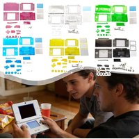 For NDSL Console Replacement Case Kits With All Buttons Screw Accessories Shockproof Dustproof Outer Shell For DS Lite