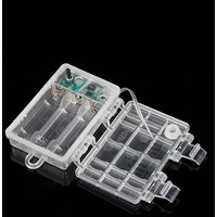 SXH 1Pcs 3 Sections AA Battery Holder No.5 Waterproof And Dustproof Battery Cartridge With Timing Function