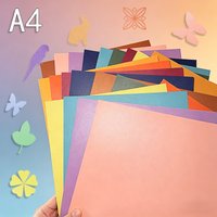 A4 Color Cardstock 20PCS 250G Mixe 10Colors Double-sided Pearl Paper Laser Printing Stock for Card Making Scrapbook & DIY Craft