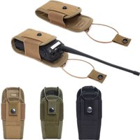 Nylon Molle Talkie Pouch Tactical Radio Walkie Bag Holder Pocket Portable Interphone Holster Carry Bag Hunting Camping