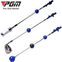 PGM Blue David Lead Better Swing Bar Golf Training Aid for Improving Posture, Tempo & Consistency, Golf Swing Trainer Tool