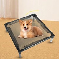 Pet Bed, Cat Dog Folding Camping Bed, Marching Bed, Portable, Detachable, Washable, All Season Cat Kennel, Puppy Bed Cat Bed