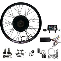 Ebike Electric Bicycle 72V 3000W 24" 26" 27.5" 29" 700C MTX39 Rear Motor Wheel Conversion Kits