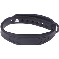 1pc Silicone RFID Wristband 125KHz/13.56MHz 14443A IC Chip Waterproof Wristband Bracelet Adjustable RFID Smart Chip Wrist Band