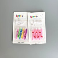 Birthday Party Cake Candles Cartoon Children Romantic Baking Decoration Creative Love Small Flowers Fairy Stick Candles