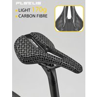 AliExpress plselis Plselis Full Carbon Seat Cushion, 3D Printed Seat Cushion, Road Bicycle Seat Cushion, Bicycle Seat Cushion, Ergonomics
