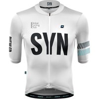 Maillot d'entraînement blanc à séchage rapide pour le cyclisme, maillot de compétition léger, manches courtes, médicaments VTT, nouveau Syn, été 23