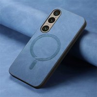 Magnetic Case For Sony Xperia 1 VI 10 5 1 V For MagSafe Luxury Leather Silicone Phone Back Cover Shockproof Bumper