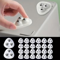 20 heavy duty mini roller wheels, silent operation, stainless steel bearings - for furniture, cabinets, storage boxes, offices,