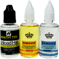 30ML Clear Adhesive Remover Solvent for Lace Wig Tape System - Professional Salon Or Home Use Glue Removal Solution