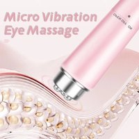 Mini Massage Pen Portable 4 Head Electric Eye Massage Instrument Tools Relax Device Lift Face Vibration Stick Health Care White
