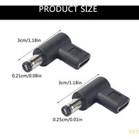 N3UC Portable USB Type C to DC5521/DC5525 Converter 9v/12v/20v/28v Charging Adapter
