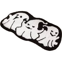 Imitation Cashmere Floor Mat Halloween Atmosphere Foot Soft Dirt Proof Door Mat Irregular Shaped Mat Holiday Carpet Anti Slip