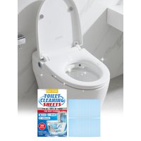 JUE FISH 30Pcs/Box Toilet Bowl Cleaning Papers Deep Clean Fresh Smelling Powerful Removes Urine Stains Odors Long-lasting Fresh