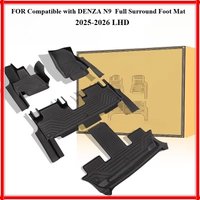 TPE Floor Mats For DENZA N9 2025-2026 7 seats LHD Full Coverage Waterproof Surround threshold accessories