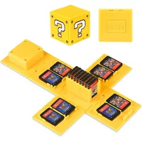 16 Slots Foldable Game Cards Cube Box for Switch Game Card Portable Collect Box Switch/Lite/OLED Game Card Storage Box