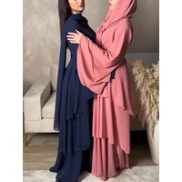 Vestidos Muslim women Chiffon Abaya Long Hijab Dress Kimono Cardigan Ramadan Modest Robe Kaftan Africains Femme Evening Dresses