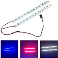 2pcs 1/10 RC Car Accessories Drift Car LED Chassis Light Lamps For 1/10 1/8 RC Car Drift Crawler Buggy - (Color: Blue/Red/White)