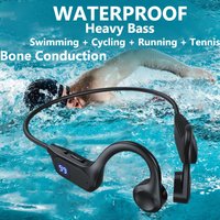 BMAD Bone Conduction Wireless Earphone Sport Swimming Bluetooth Compatible Headphone Hand-free With Mic For Running X7 Earbuds